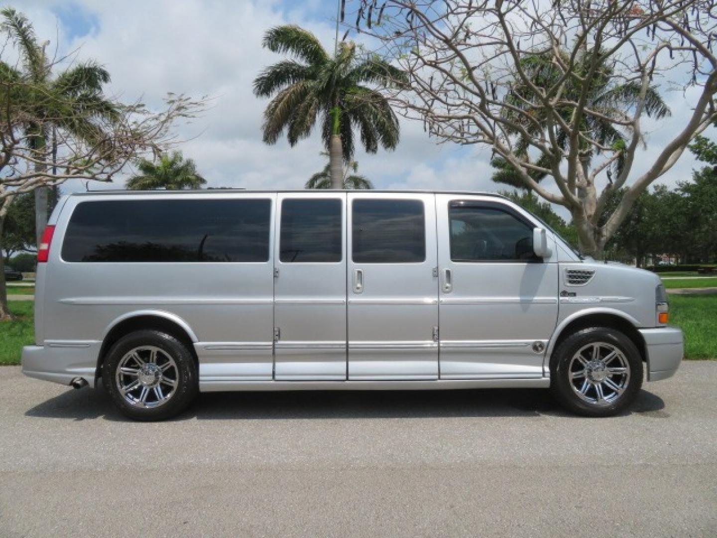 2014 Chevrolet Express (1GBWGLCG3E1) , located at 4301 Oak Circle #19, Boca Raton, FL, 33431, (954) 561-2499, 26.388861, -80.084038 - You are looking at a Rare 2014 Chevy Express 2500 Quigley 4x4 Four Wheel Drive Explorer Limited SE 9 Passenger Conversion Van with: 107K Original Miles, 6 Captain Chairs, Rear Power Folding Bench Seat Bed, Center Consoler Cooler, Front PPF (Paint Protection Film) Explorer Limited Conversion Througho - Photo#28